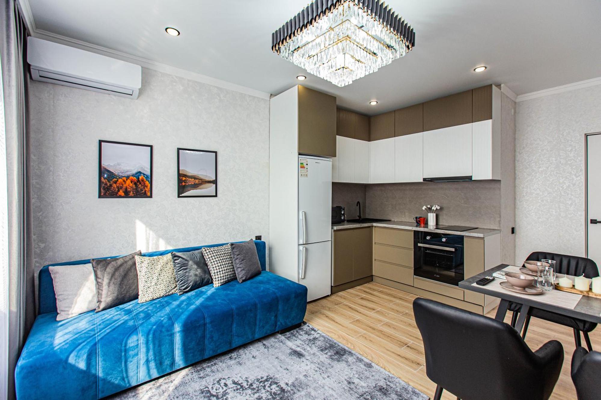 Apartment Alpine Serenity Deluxe With Mountain Views Near The Adk Shopping Center And Sairan Metro Station *